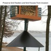 14in Sciuridae Baffle Blocker Sciuridae Wrap Around Bird Feeder Station