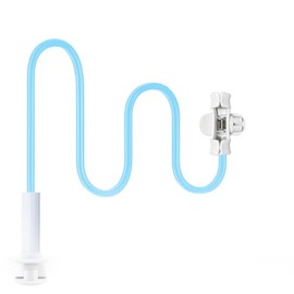 Hicoolmam Adjustable Feeding Tube Holder with Telescopic Pole & Bendable Arm – Stable IV Rack with Clamp Mount for Enteral Gravity Syringe, Pump Feeding & Travel Use