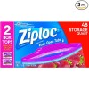 Ziploc Storage bags, quart, 48 ct (Pack 3)
