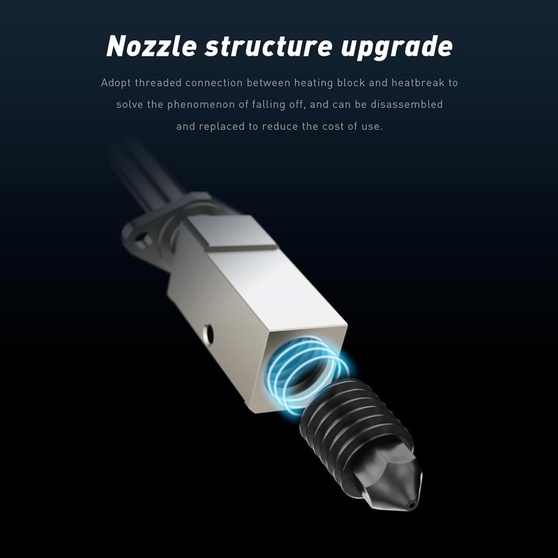 JUUPINE Upgraded Bambu Labs hotend Kit for Bambu Lab X1/X1C/P1P/P1S