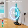 EFURDEN Pool Vacuum for Above Ground Pool, Cordless Handheld Rechargeable