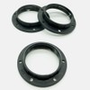 Pack of 3 Screw Rings E27 Plastic Black for Lamp