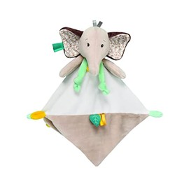 Baby Nat BN0625 Baby Soft Plush Toy Peanut Collection Cuddly and Comfortable Medium Size 30 cm Elegant and Delicate Grey Perfect for Birth and Original Gift