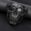 Wokyo Skull Riding Goggles Glasses, Detachable Adjustable Motorcycle Goggle Face