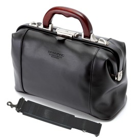 Otokosif B5 Men's Handle, Natural Wood, Large Opening, Handle, Elegant, Domestic, Lightweight, Large Storage, Business Meetings, Business Negotiations, Functional Bag, Black