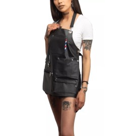 Barbest Mandil Delantal Mujer Barber/estilista Mini Lady Manchester Color Negro