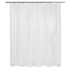 Mainstays Clear Shower Curtain Liner Anti-Bacterial PEVA 70x71 Water Repellent