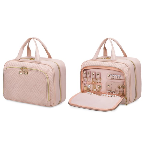 LOVEVOOK Kulturtasche Damen mit Separate Schmuckfach, Wasserdicht Kulturbeutel zum Aufhängen