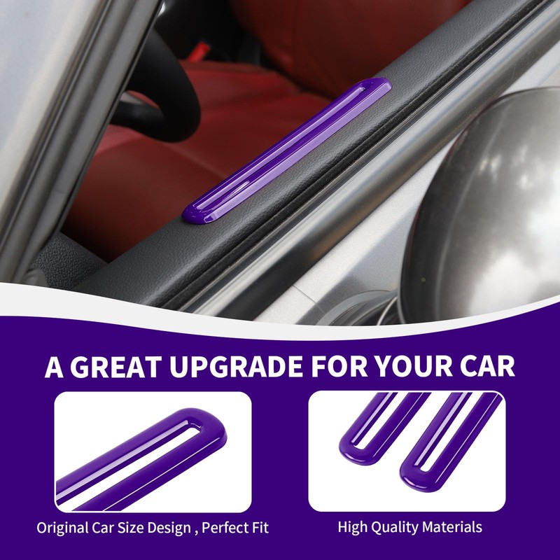 RAZPOY for Challenger Door Air Vent Trim, Door AC Air
