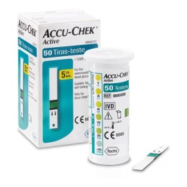 🟢📊 Accu-Chek Active Tiras Reactivas – Caja 50 Unidades (Color Verde) 💉✨
