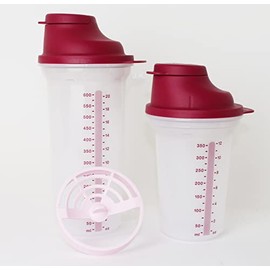 TUPPERWARE Mix-Fix Shaker 1 x 600 ml Shaky Berry + 1 x 350 ml Berry Shake-It + Ballpoint Pen Metallic Stylus
