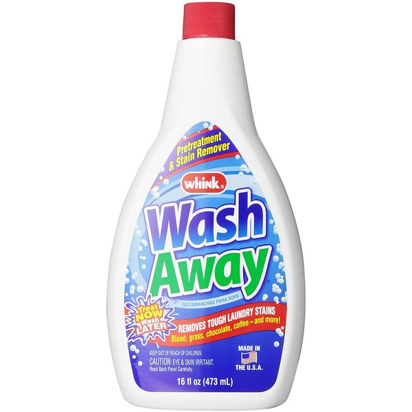 Whink Wash Away Stain Remover, 16 Fl Oz, (Pack of 3) (4-Pack)