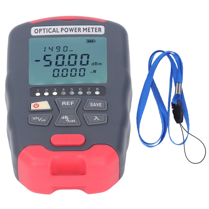 20KM Fiber Optic Power Meter Red Light VFL Visual Fault