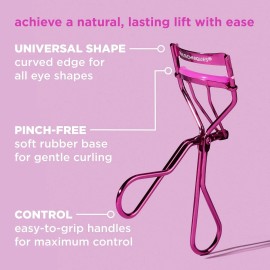 Real Techniques Miracle Eyelash Curler Gentle Lash Tool for Lifted Lashes Use with Mascara fo...