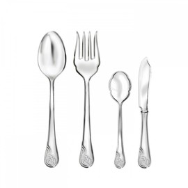 Monique Lhuillier Waterford Stainless Sunday Rose 4 Pc Hostess Set
