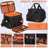 IBVIVIC DJ Cable File Bag with 6 Detachable Dividers High