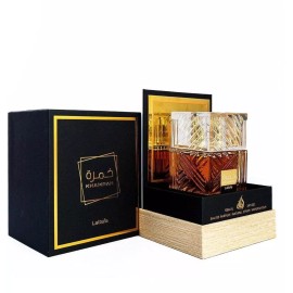Lattafa Khamrah 100ml (3.4oz) EDP Spray For Unisex New In Box Long Lasting Spicy