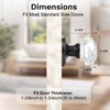KNOBWELL Glass Door Knobs in Oil Rubbed Bronze Finish, Individual