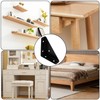 Dnyta 90 Degree Bracket Heavy Duty, 4 Pack Triangle Shelf