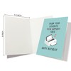 Nchigedy Funny Birthday Card for Dad Mom, Humorous Joke Tech