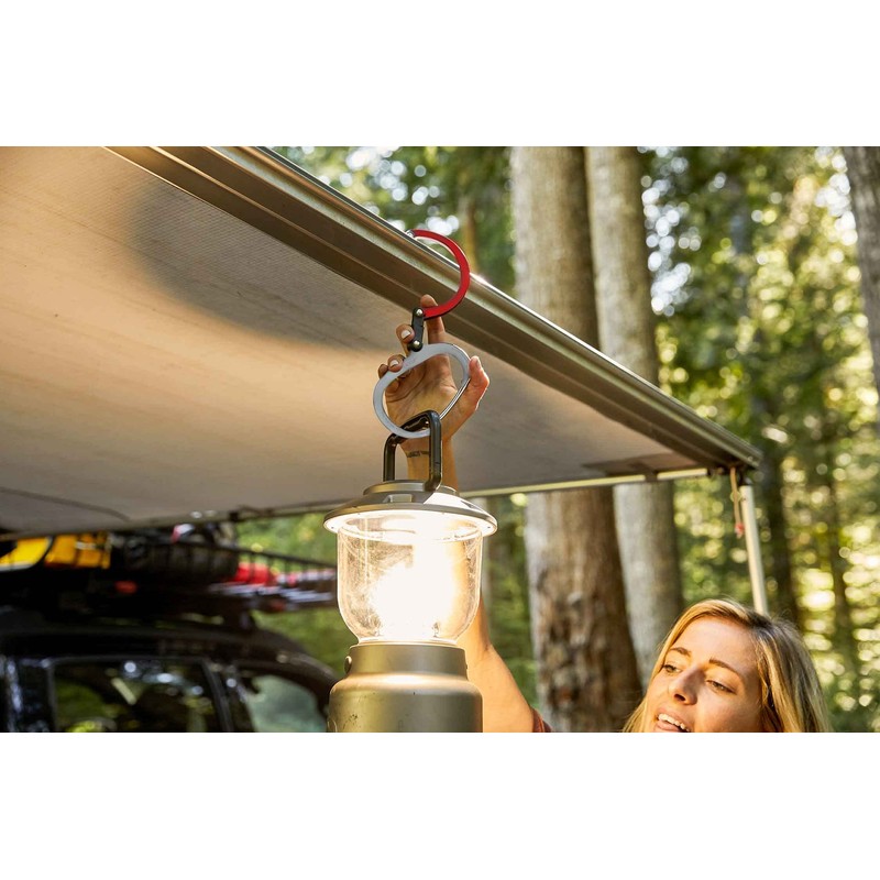 GEAR AID HEROCLIP Carabiner Clip and Hook (Large) for Camping,