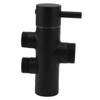 Shower Head Diverter Black Rustproof Leakproof Wall Mounted Shower Arm