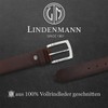 LINDENMANN Leather Belt Men/Men's Belt, Full Cowhide Leather Belt, XXL,