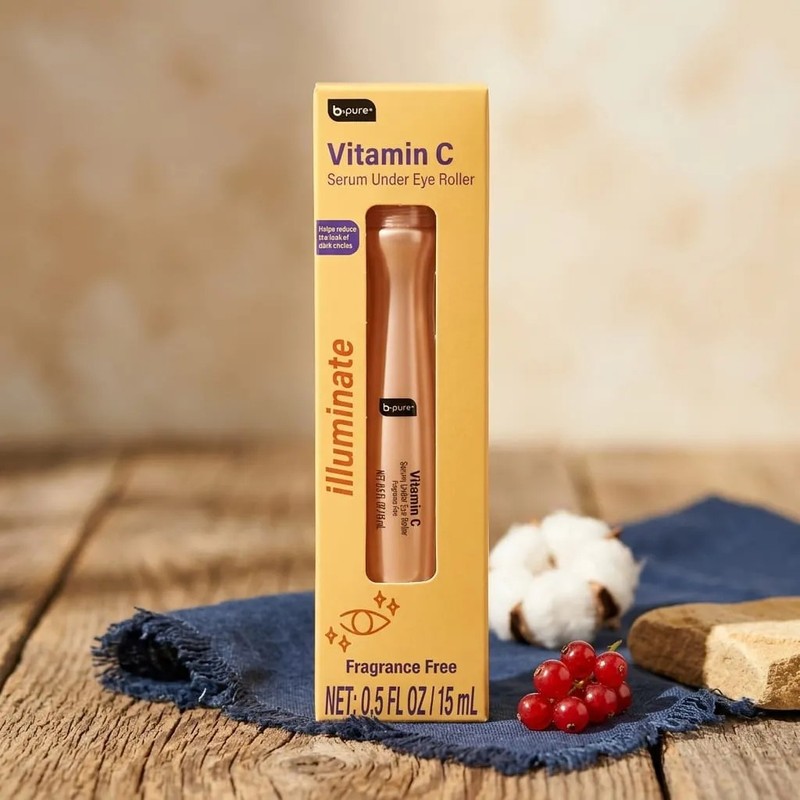 B_pure Suero Ojos Vitamina C Roll On Ilumina Original