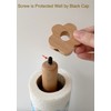 Kitchen Roll Holder, Wooden Paper Towel Holder Free Standing, Cute