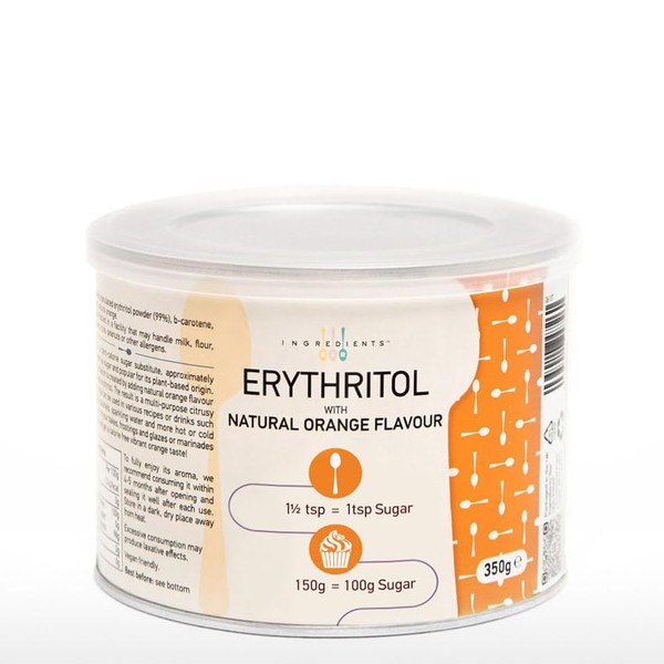 Premium Erythritol with Natural Orange Flavour | Zero Calorie Powder