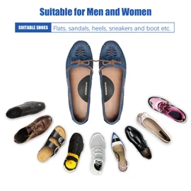 Arch Support Inserts for Flat Feet, Self Adhesive Latex Arch Pads