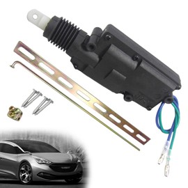 Riloer Universal Heavy Duty Power Door Lock Actuator 2 Wires, Car Door Lock Actuator, Motor Door Lock Actuator for Most 12V Vehicles, Car Motor Universal Heavy Duty High Power Door Lock Actuator