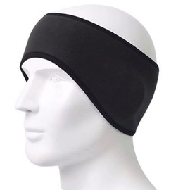 Unisex Men Woman Kids Running Cycling Ski Sport Winter Fleece Ear Muffs Headband Warmer - Black