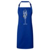 fabulous Premium Kitchen Apron Champagne Party Alcohol Lifestyle Luxury, blue