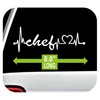 Chef Heartbeat Lifeline Decal Sticker for Car Window BG 122
