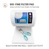 SHRIMP BUBBLE Koi Pond Filter Media Pad Kit - Rigid