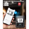 Phomemo M120 Label Printer with 3 Rolls Label Paper, Bluetooth