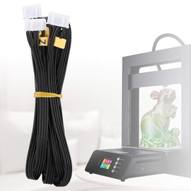 VBESTLIFE 3D Printer Stepper Motor Cable, 1.5M Double Z Axis Motor Connection Cable for CR-10, CR-10S, CR-10X, CR-10PRO, Ender-3