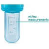 Nuby EZ Squee-Z Silicone Self Feeding Baby Food Dispenser (Blue)
