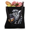 Cute Cartoon Zebra Cookie Sweet Teeth Tote Bag