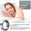 NEWTRENDS Smart Ring, Heart Rate/Sleep/Blood Oxygen Monitoring, Step Count, Wearable