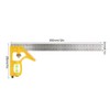 300mm Metric Combination Square Ruler, Adjustable Stainless Steel Combo Square