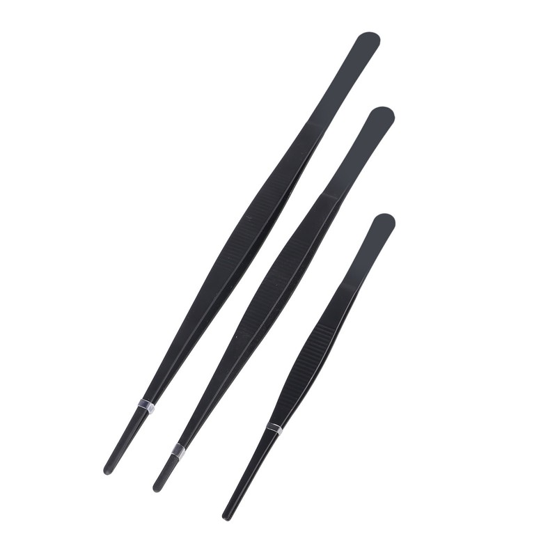 Reptile Feeding Tongs Prevent Slip Stainless Steel Thickened Reptile Feeding