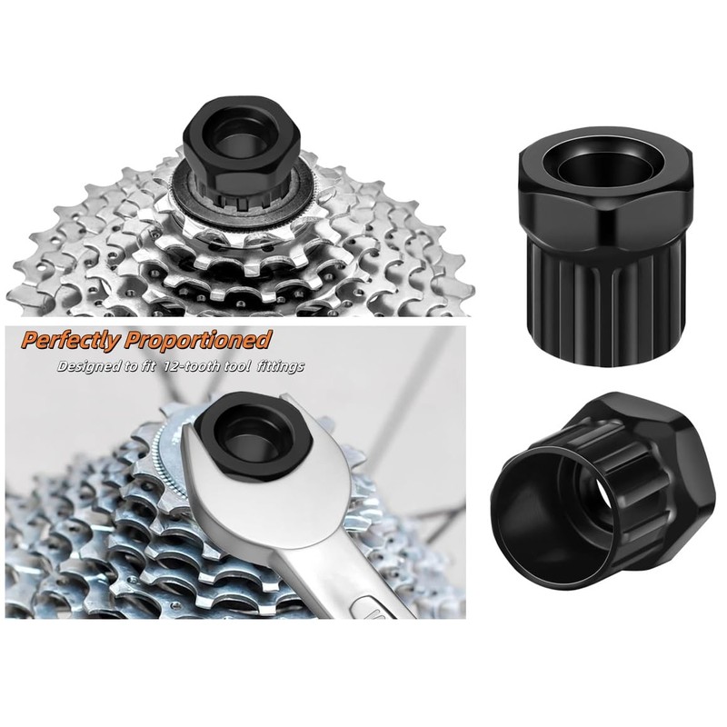 Jushion Pack of 2 Sprocket Puller, Bicycle Inner Bearing Key,