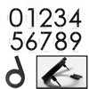 roslyong Floating House Number 6 Inch, Modern Outdoor Address Sign,
