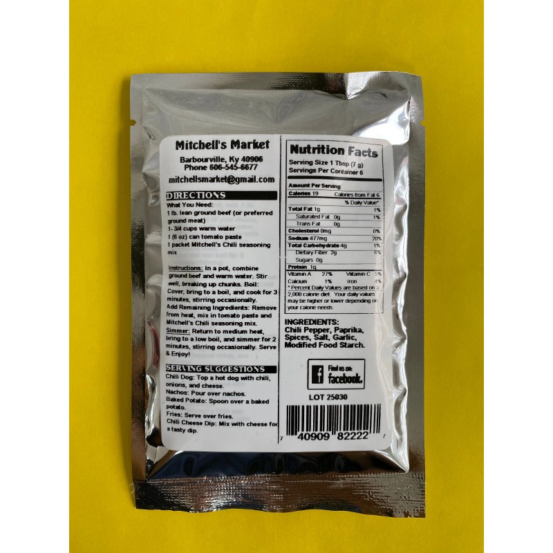 Mitchell's Chili Mix