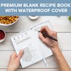 Notewells Elegant Hard Cover Recipe Journal – Blank Recipe Book