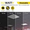 NUWATT 2x2 ft LED Panel Troffer Edge Lit Thin Flat