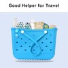 YUIXLIN Rubber Beach Tote Bag Large Waterproof Washable Tip Proof