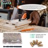 Twidec/50PCS 1/4"-20 Threaded Inserts for Wood Furniture Screw-in Nut Wood